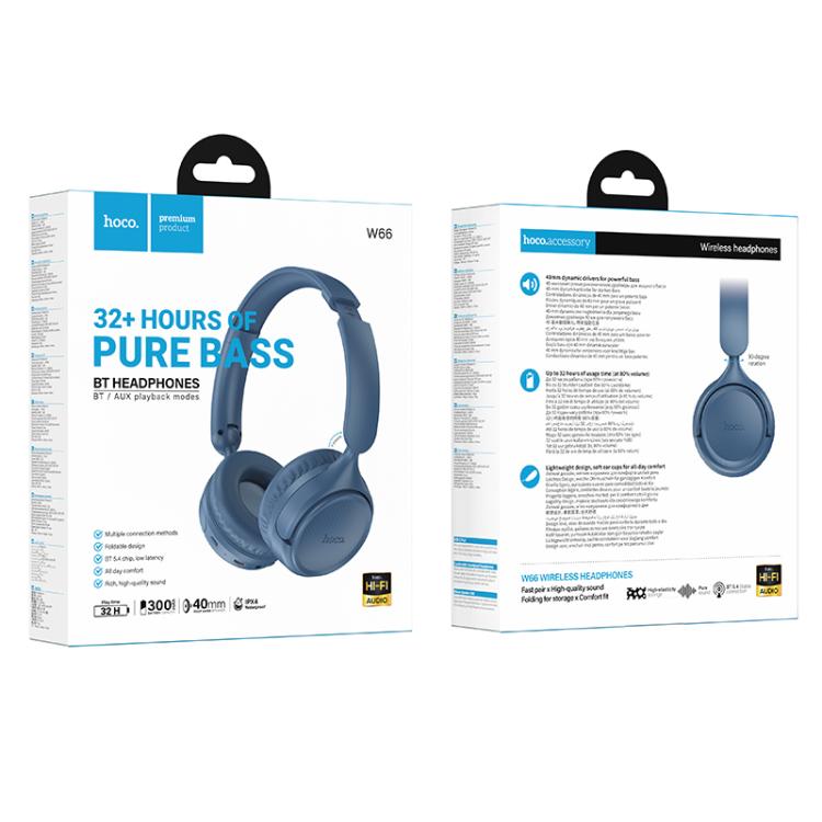 hoco W66 Wave Wireless Bluetooth Headphones
